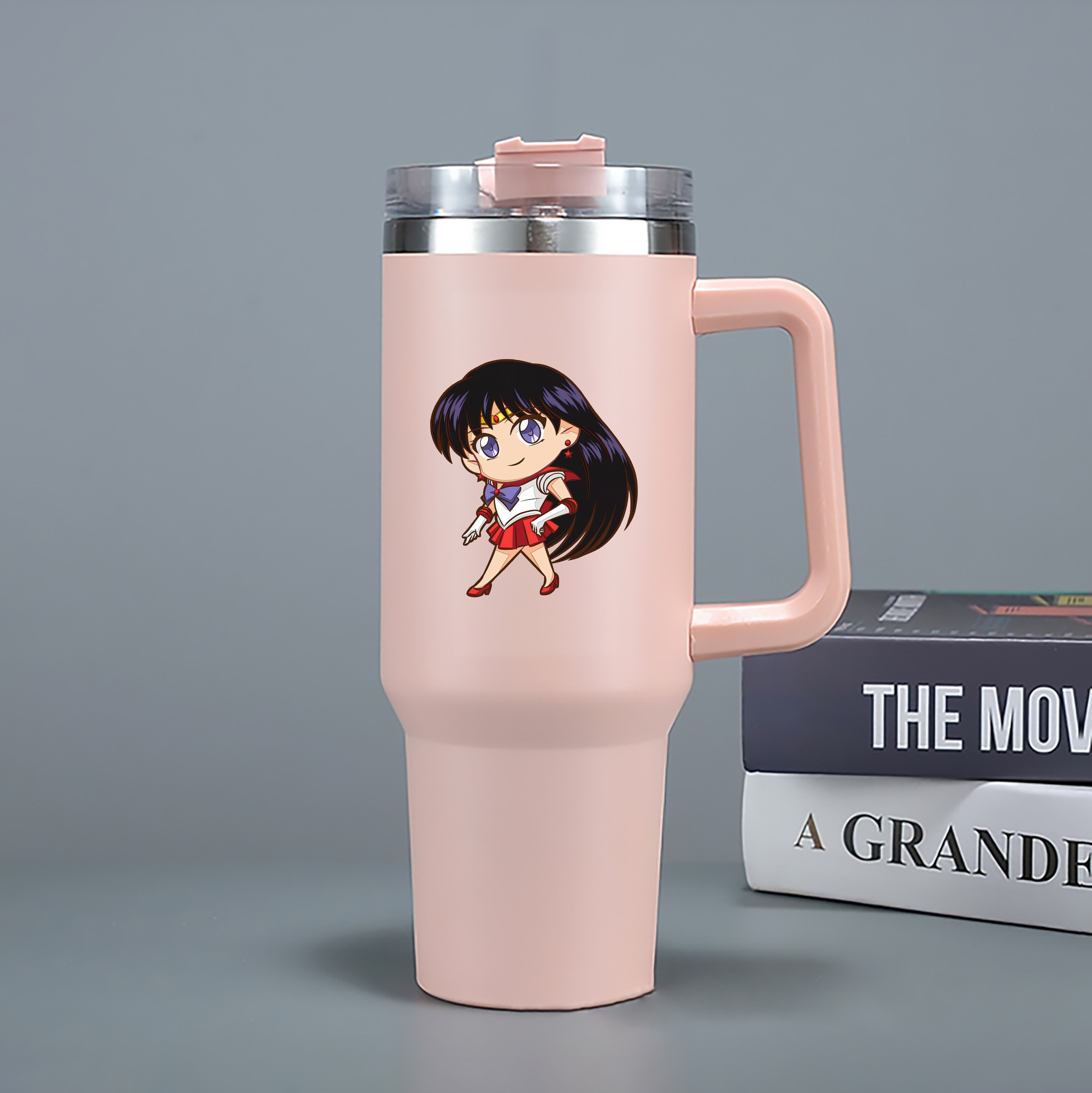 （画像用） 美少女戦士セーラームーン 火野レイ ひの レイ Sailor Moon Hino Rei （セーラーマーズ,Sailor Mars） 1200mL車用タンブラー（カラープリント）